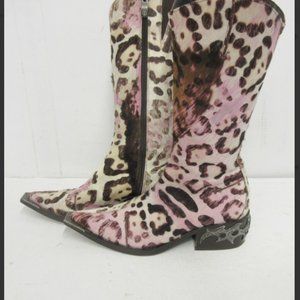 Donald J. Pliner Western Couture Calf Hair Boots